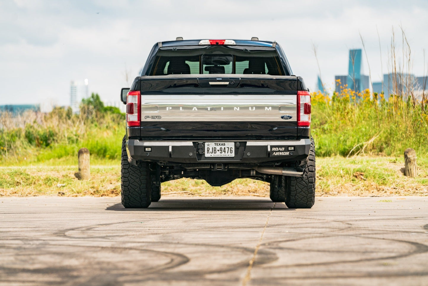 Stealth Rear Non-Winch Bumper - Texture Black 2021-2023 Ford F-150