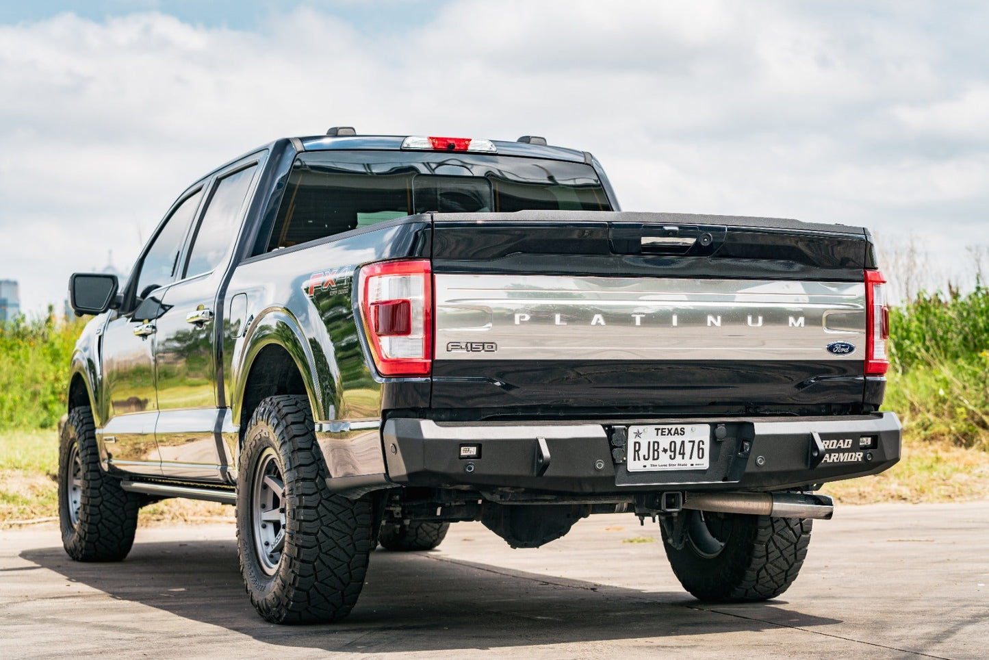 Stealth Rear Non-Winch Bumper - Texture Black 2021-2023 Ford F-150