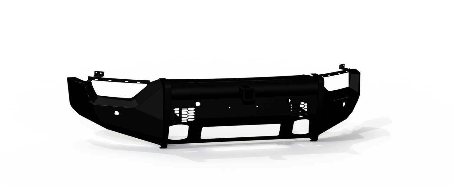 Vaquero Front Non-Winch Bumper | 2in Receiver - Texture Black 2021-2023 Ford F-150