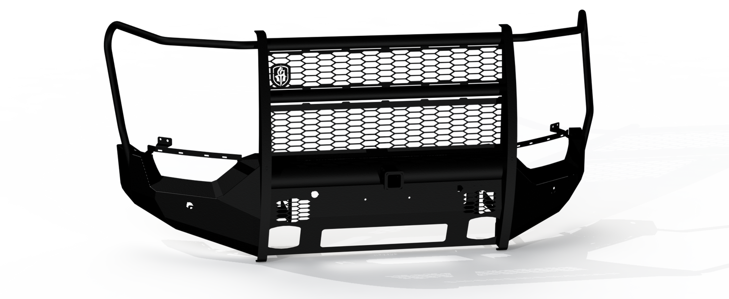 Vaquero Front Non-Winch Bumper Full Guard | 2in Receiver - Texture Black 2021-2023 Ford F-150