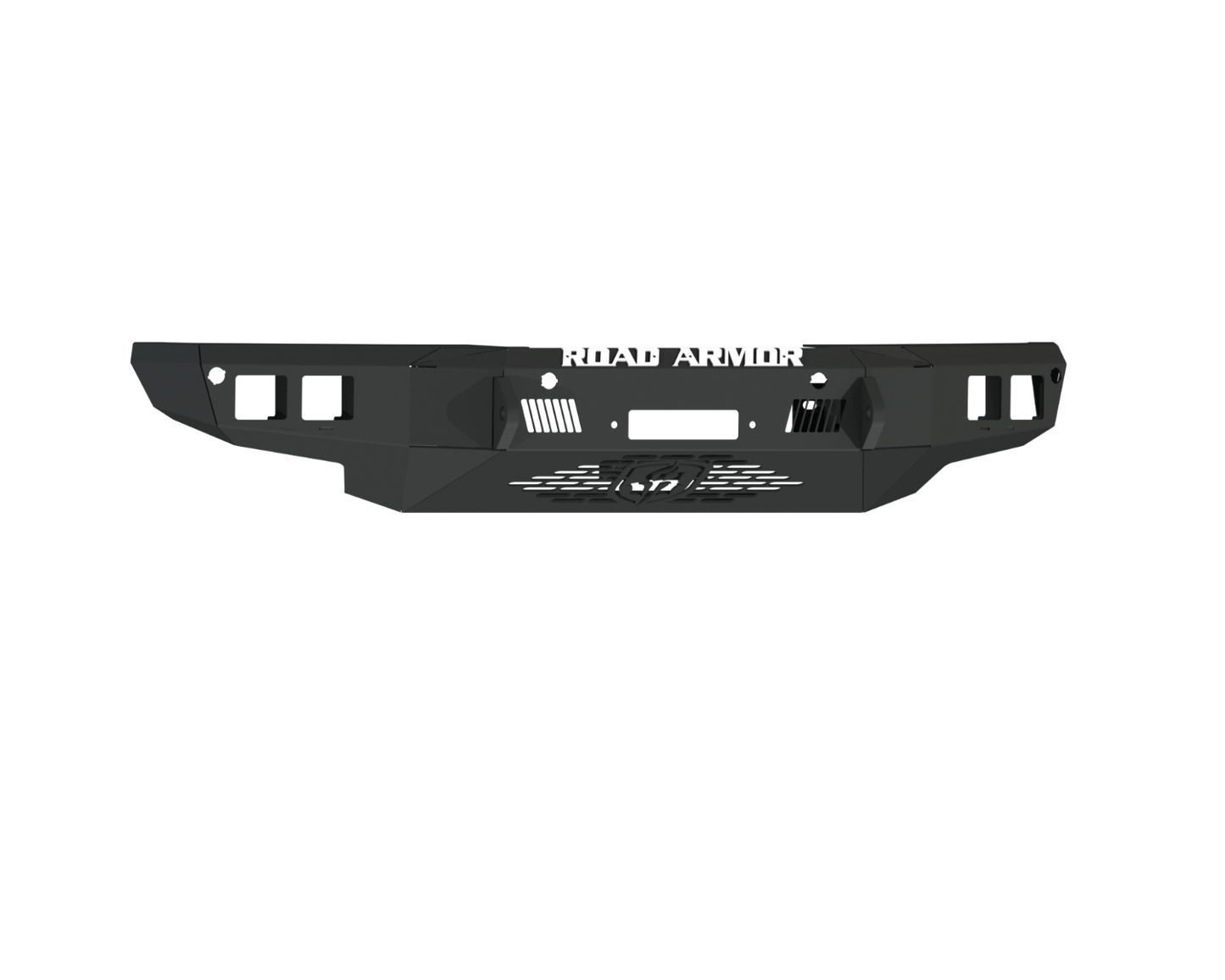 Stealth Front Mid Width Winch Bumper - Texture Black 2021-2024 Ford Bronco