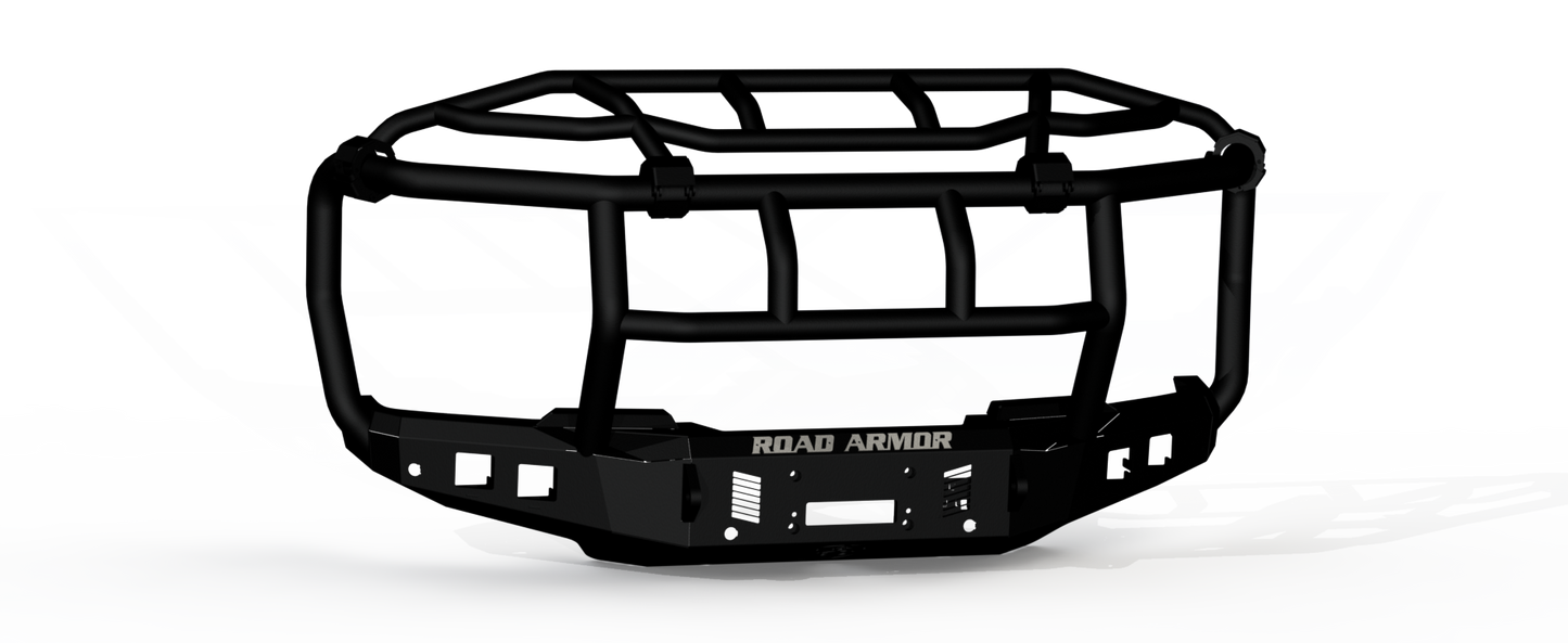 Stealth Front Winch Bumper Titan II Guard | Intimidator - Texture Black 2023-2025 Ford F-250 F-350