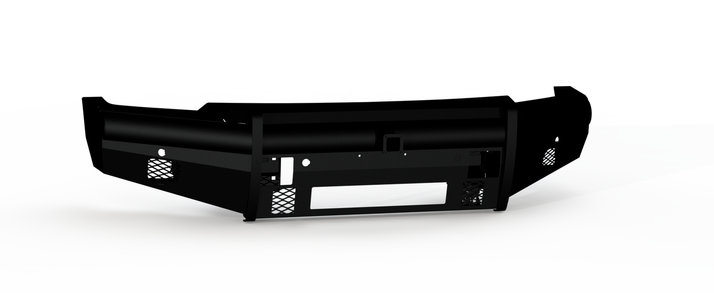 Vaquero Front Non-Winch Bumper | 2in Receiver - Texture Black 2023-2025 Ford F-250 F-350 F-450 F-550