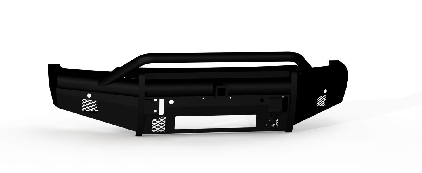 Vaquero Front Non-Winch Bumper Pre-Runner Guard | 2in Receiver - Texture Black 2023-2025 Ford F-250 F-350 F-450 F-550