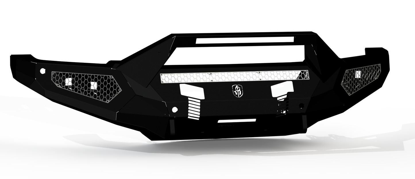 Evolution Front Winch Bumper Sheet Metal Pre-Runner Guard - Texture Black - 2023-2025