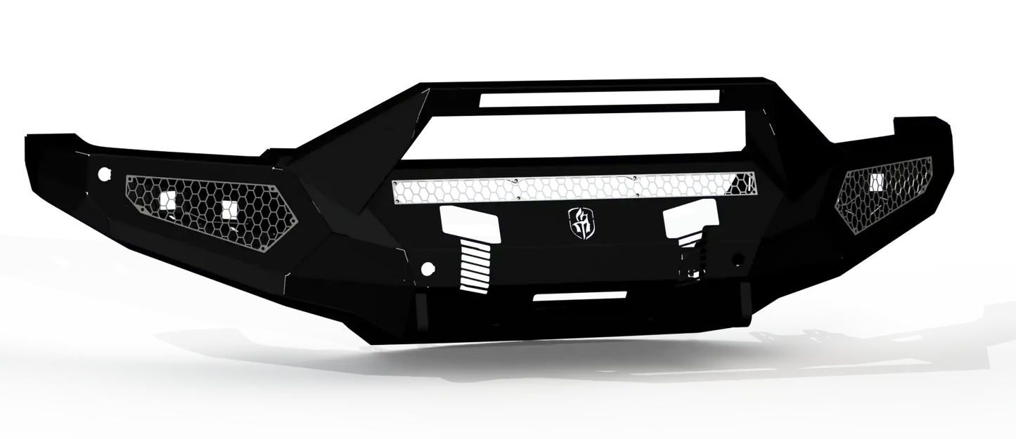 Evolution Front Winch Bumper Sheet Metal Pre-Runner Guard - Texture Black