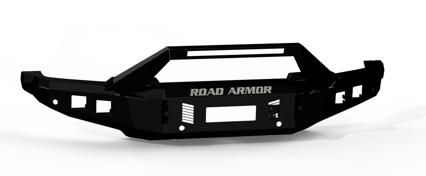 Stealth Front Non-Winch Bumper Sheet Metal Pre-Runner Guard - Texture Black - 2023-2025