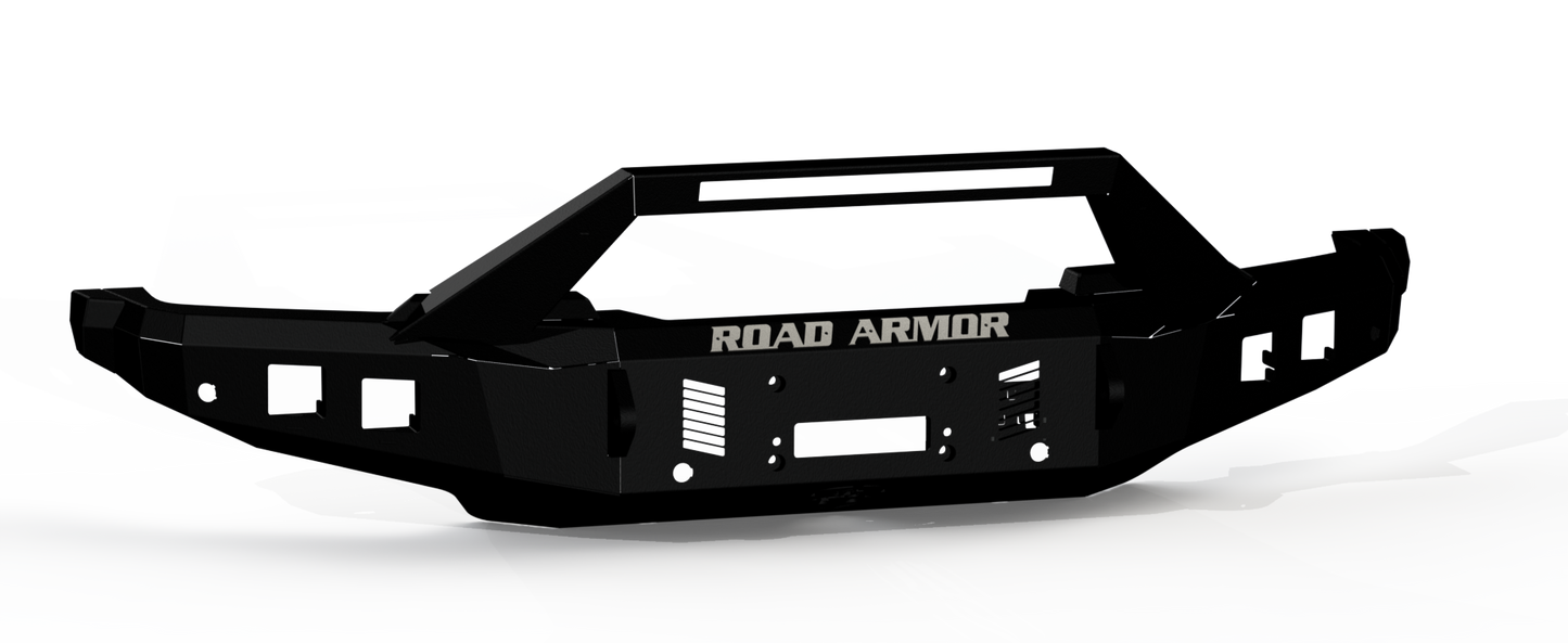 Stealth Front Winch Bumper Sheet Metal Pre-Runner Guard - Texture Black - 2023-2025