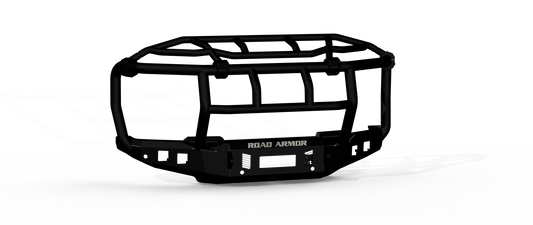 Stealth Front Non-Winch Bumper Titan II Guard | Intimidator - Texture Black - 2023-2025