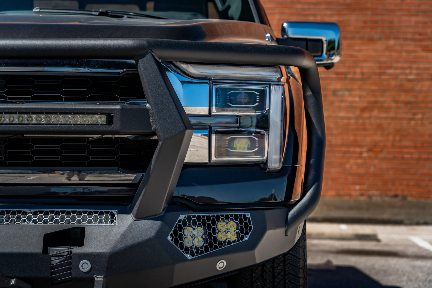 Evolution Front Winch Bumper Reaper Guard - Texture Black - 2024-2026 - Ford F-150