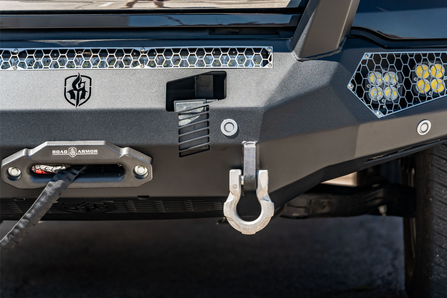 Evolution Front Winch Bumper Reaper Guard - Texture Black - 2024-2026 - Ford F-150