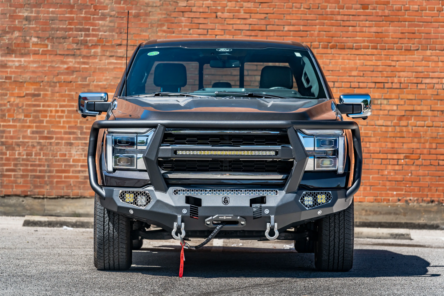 Evolution Front Winch Bumper Reaper Guard - Texture Black - 2024-2026 - Ford F-150