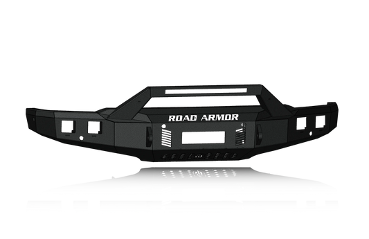 Stealth Front Non-Winch Bumper Sheet Metal Pre-Runner Guard - Texture Black 2024-2026 -Ford F-150