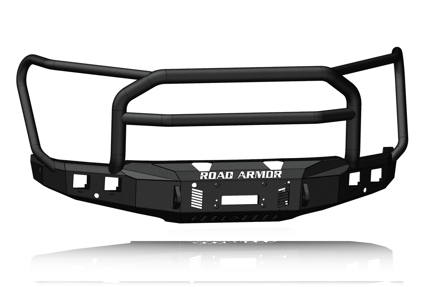 Stealth Front Winch Bumper Lonestar Guard - Texture Black - 2024-2026 - Ford F-150