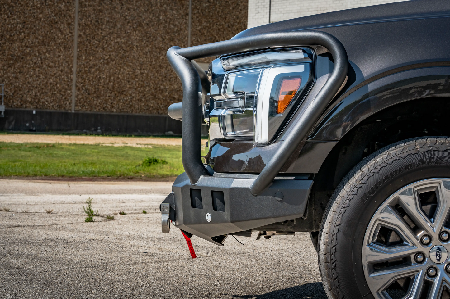 Stealth Front Winch Bumper Lonestar Guard - Texture Black - 2024-2026 - Ford F-150