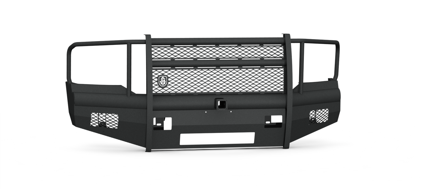 Vaquero Front Non-Winch Bumper Full Guard | 2in Receiver - Texture Black 1999-2007 Ford F-250 F-350