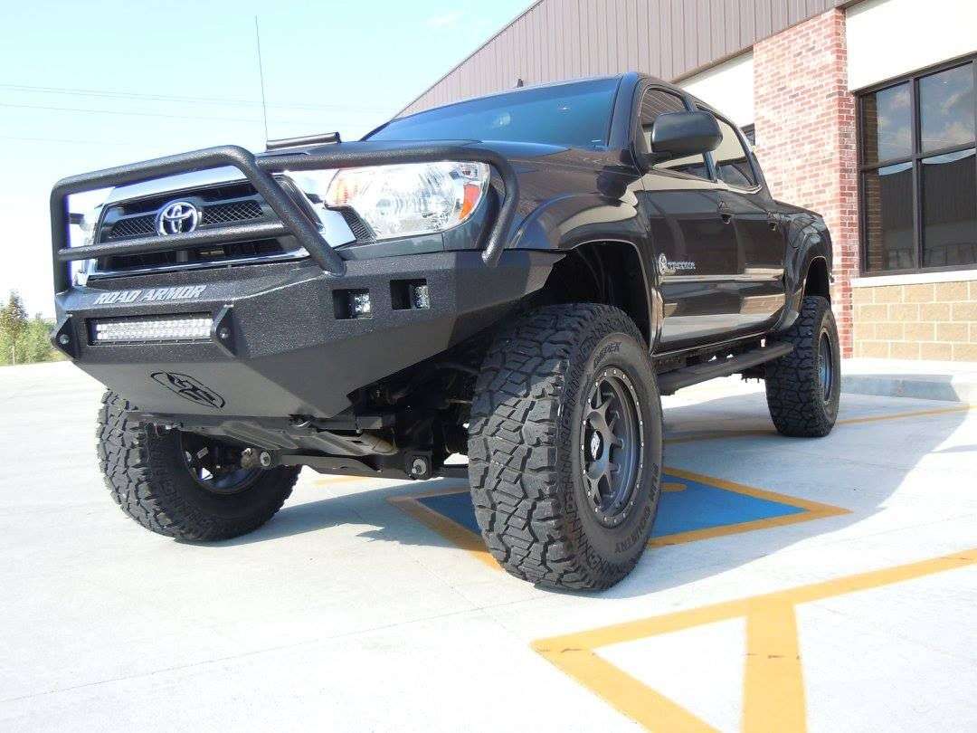 Stealth Front Non-Winch Bumper Lonestar Guard - Texture Black 2012-2015 Toyota Tacoma