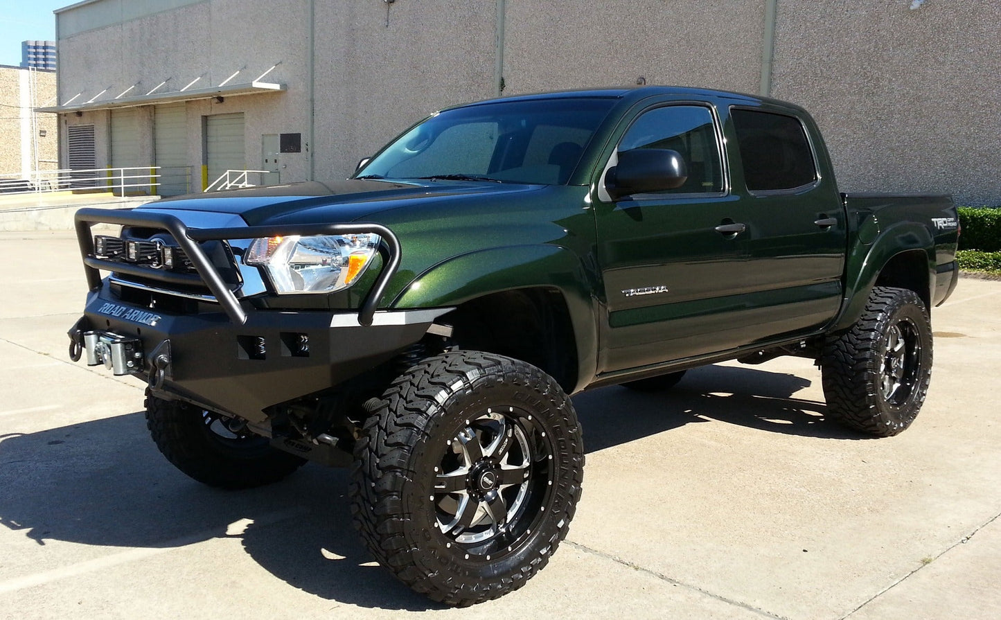 Stealth Front Non-Winch Bumper Lonestar Guard - Texture Black 2012-2015 Toyota Tacoma
