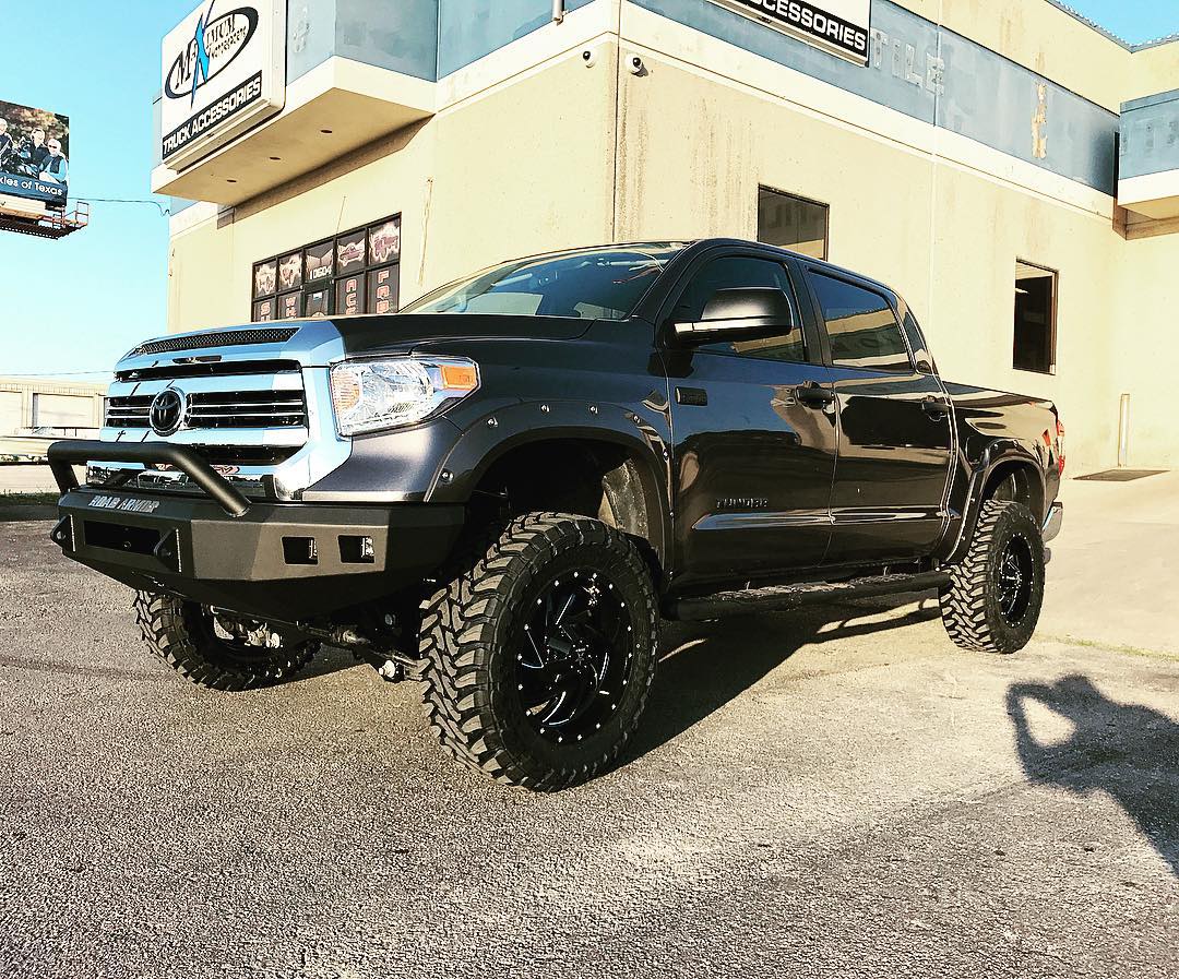 Stealth Front Non-Winch Bumper Pre-Runner Guard - Texture Black 2014-2021 Toyota Tundra