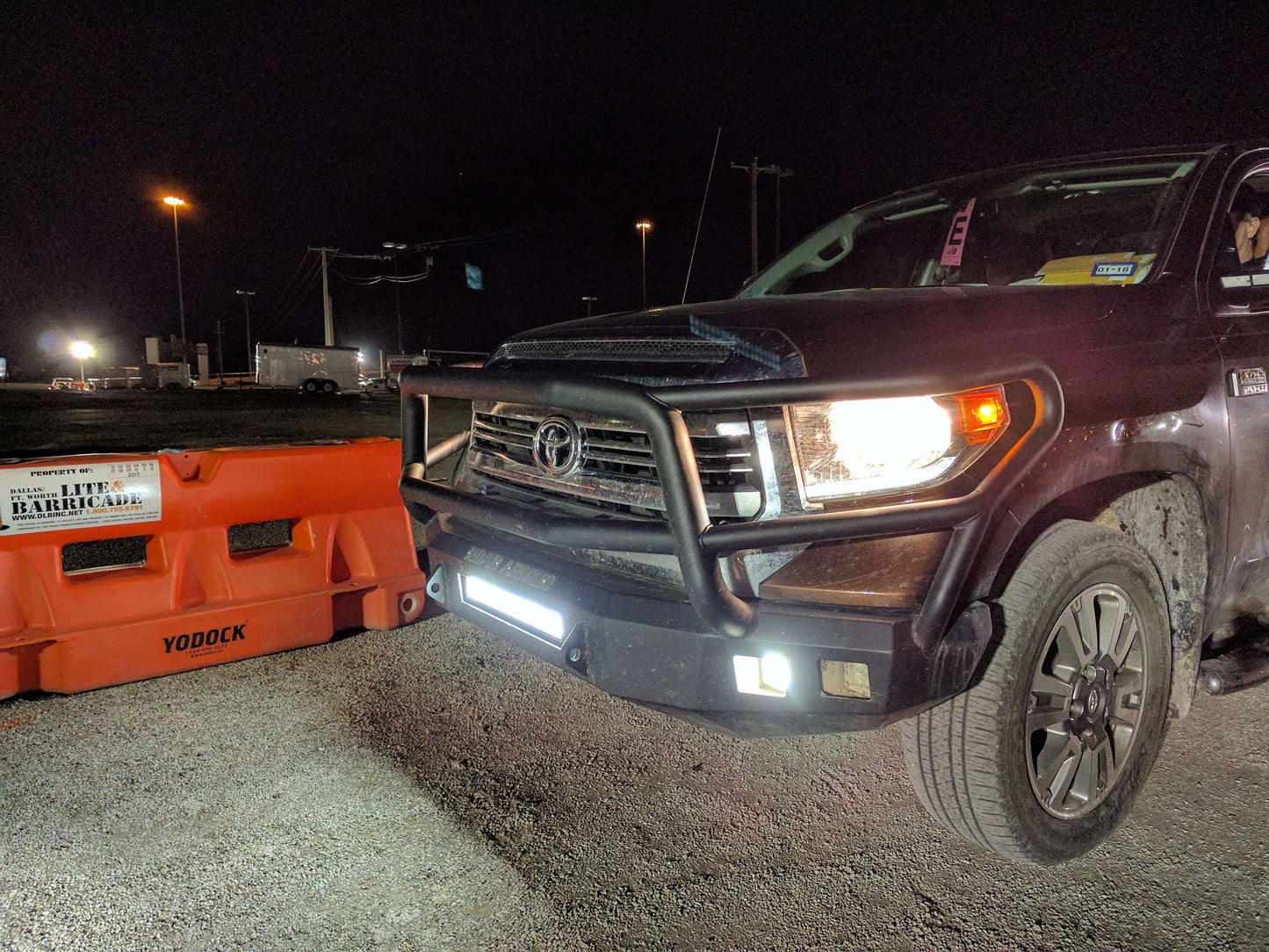 Stealth Front Non-Winch Bumper Lonestar Guard - Texture Black 2014-2021 Toyota Tundra