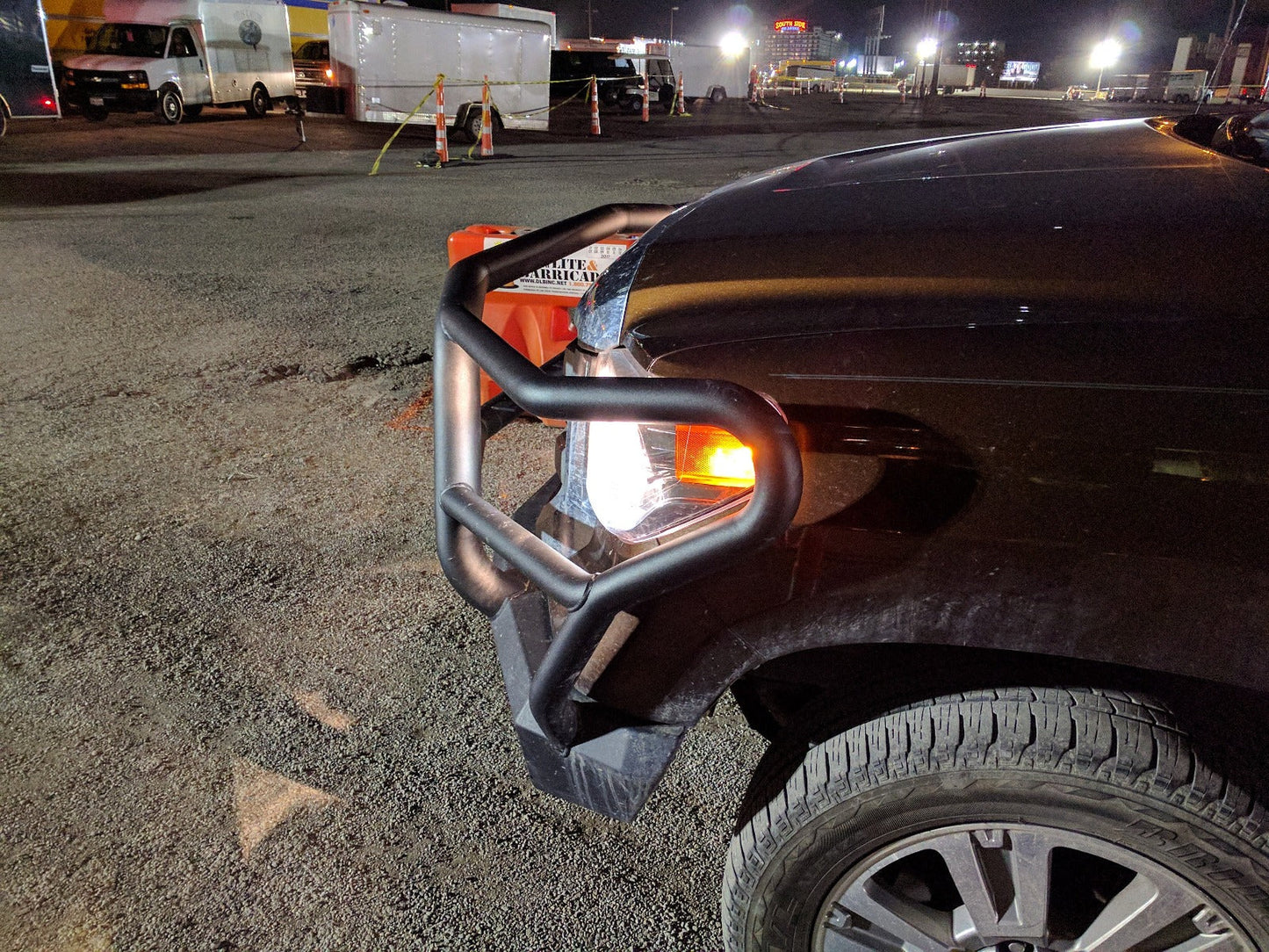 Stealth Front Non-Winch Bumper Lonestar Guard - Texture Black 2014-2021 Toyota Tundra