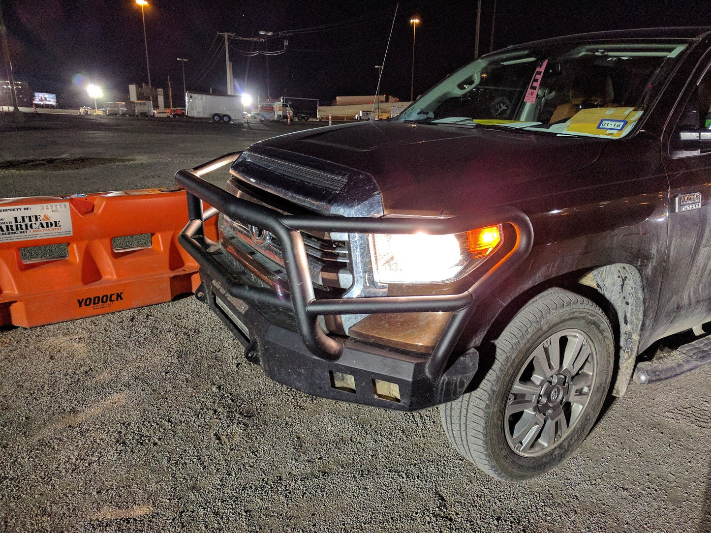 Stealth Front Non-Winch Bumper Lonestar Guard - Texture Black 2014-2021 Toyota Tundra