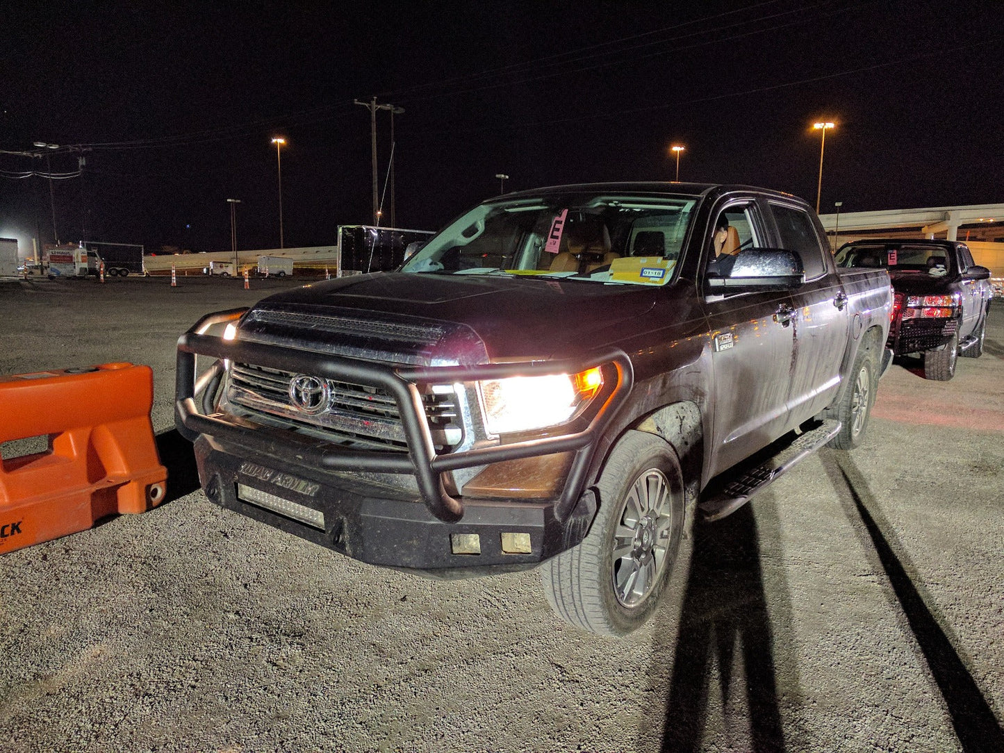 Stealth Front Non-Winch Bumper Lonestar Guard - Texture Black 2014-2021 Toyota Tundra