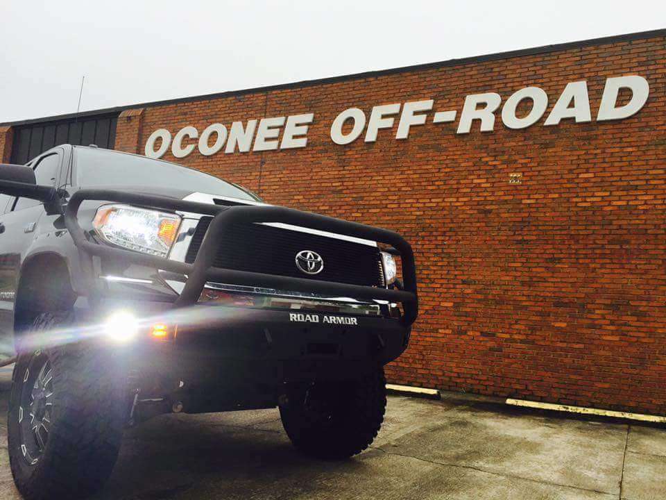 Stealth Front Winch Bumper Lonestar Guard - Texture Black 2014-2021 Toyota Tundra