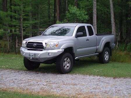 Stealth Front Winch Bumper | Round Holes - Texture Black 2005-2011 Toyota Tacoma