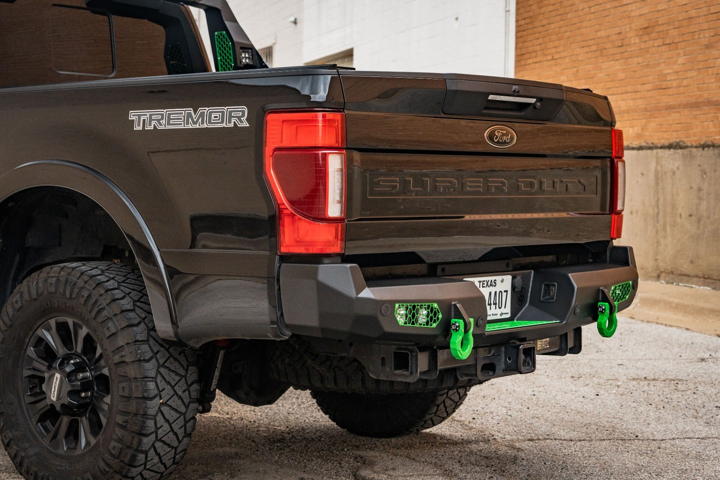 Evolution Rear Bumper - Texture Black 2017-2022 Ford F-250 F-350