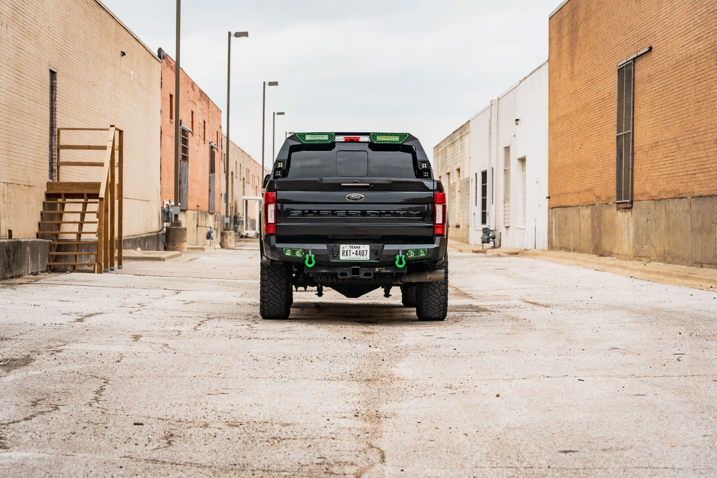 Evolution Rear Bumper - Texture Black 2017-2022 Ford F-250 F-350