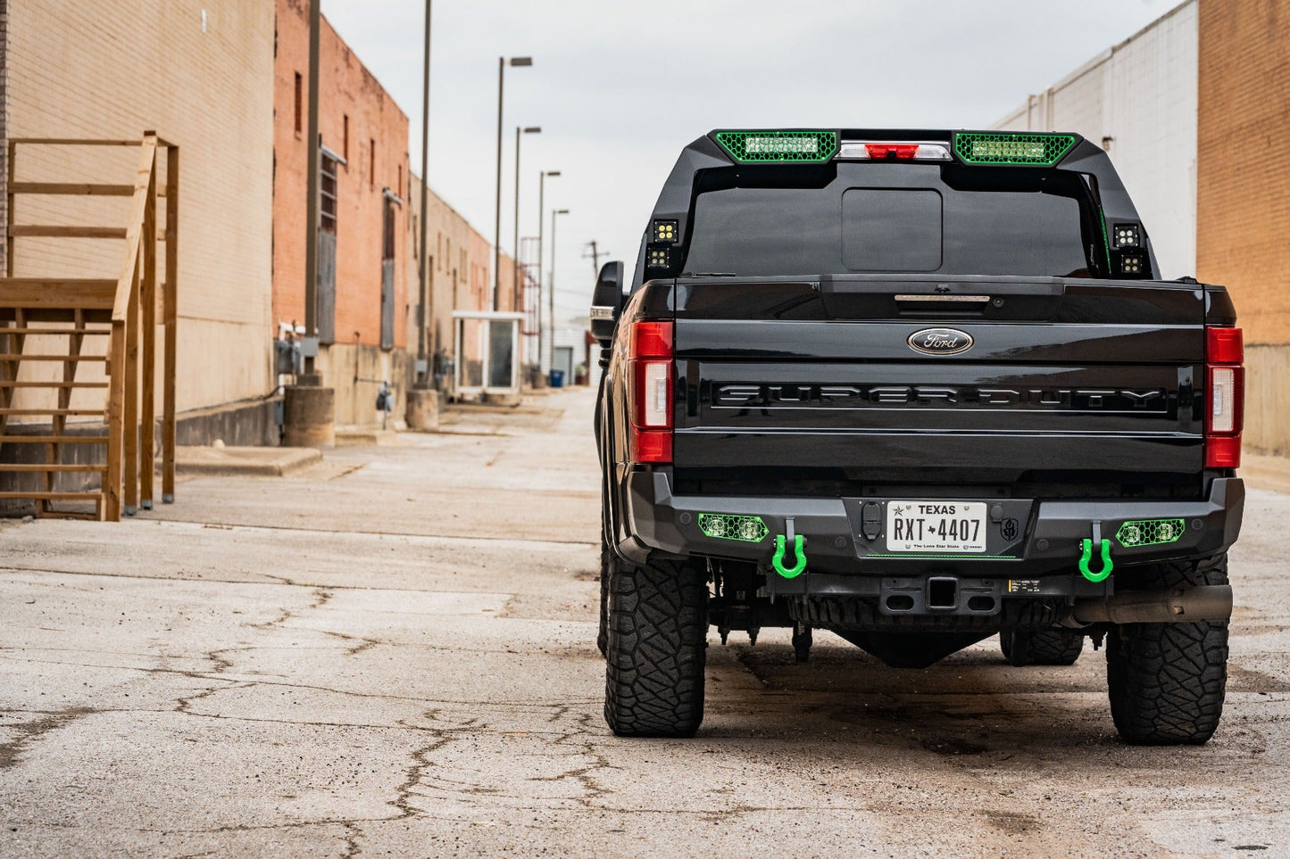 Evolution Rear Bumper - Texture Black 2017-2022 Ford F-250 F-350