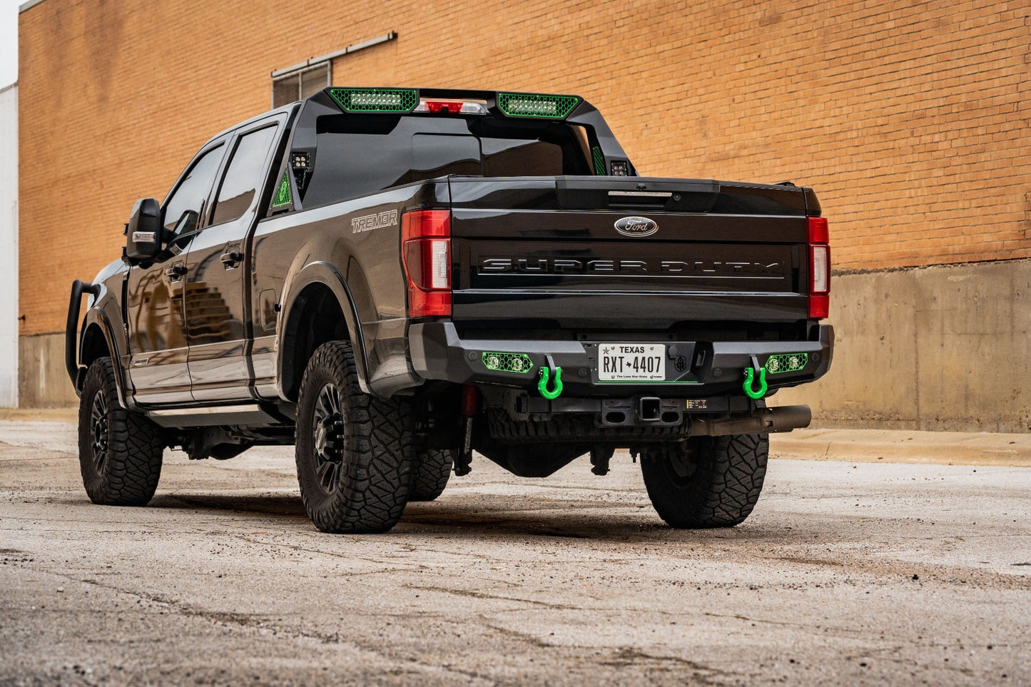 Evolution Rear Bumper - Texture Black 2017-2022 Ford F-250 F-350