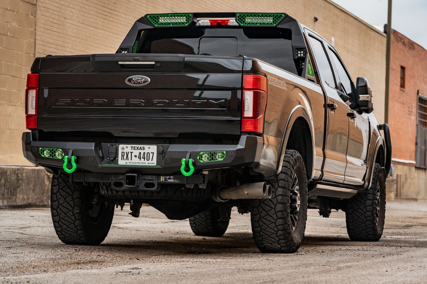 Evolution Rear Bumper - Texture Black 2017-2022 Ford F-250 F-350