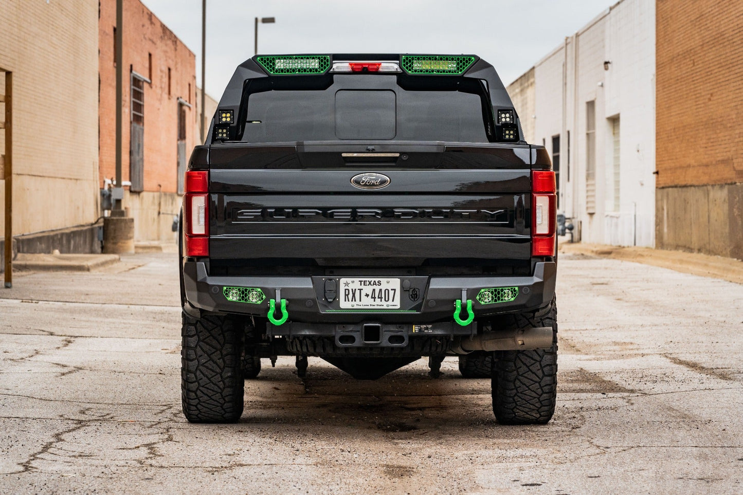 Evolution Rear Bumper - Texture Black 2017-2022 Ford F-250 F-350