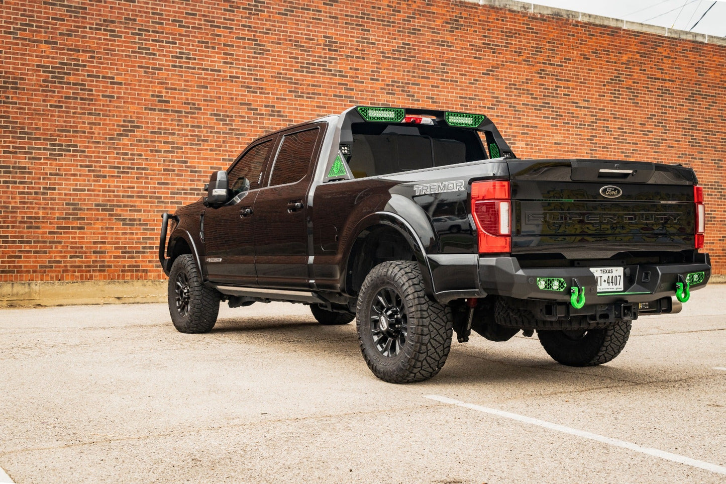 Evolution Rear Bumper - Texture Black 2017-2022 Ford F-250 F-350