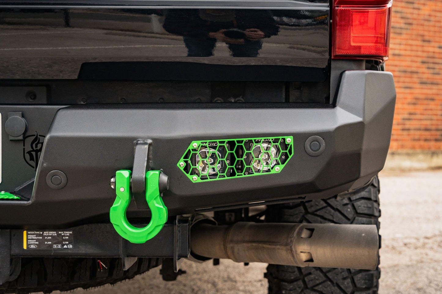 Evolution Rear Bumper - Texture Black 2017-2022 Ford F-250 F-350
