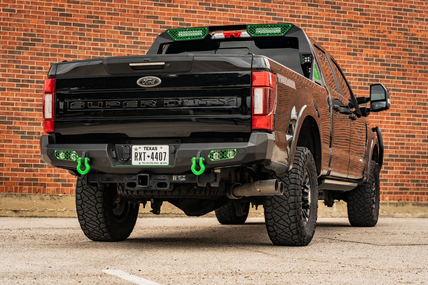 Evolution Rear Bumper - Texture Black 2017-2022 Ford F-250 F-350