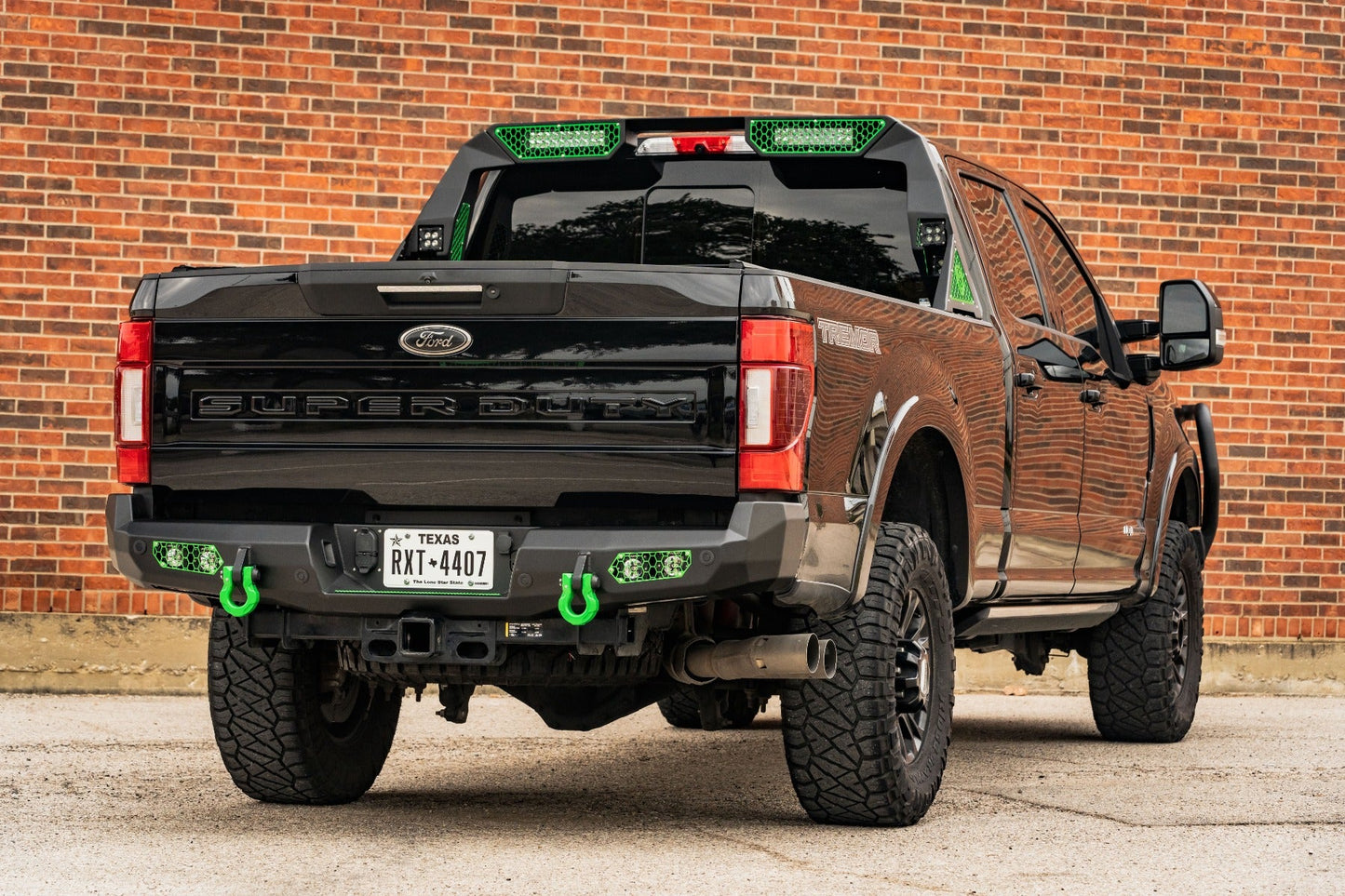 Evolution Rear Bumper - Texture Black 2017-2022 Ford F-250 F-350