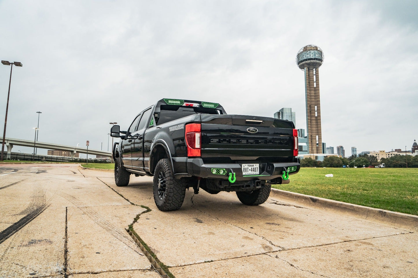 Evolution Rear Bumper - Texture Black 2017-2022 Ford F-250 F-350