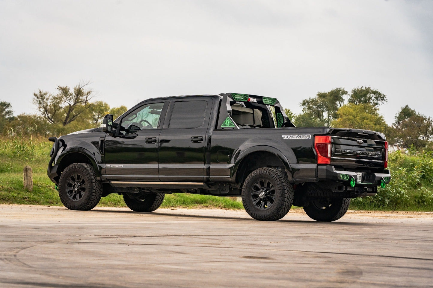 Evolution Rear Bumper - Texture Black 2017-2022 Ford F-250 F-350