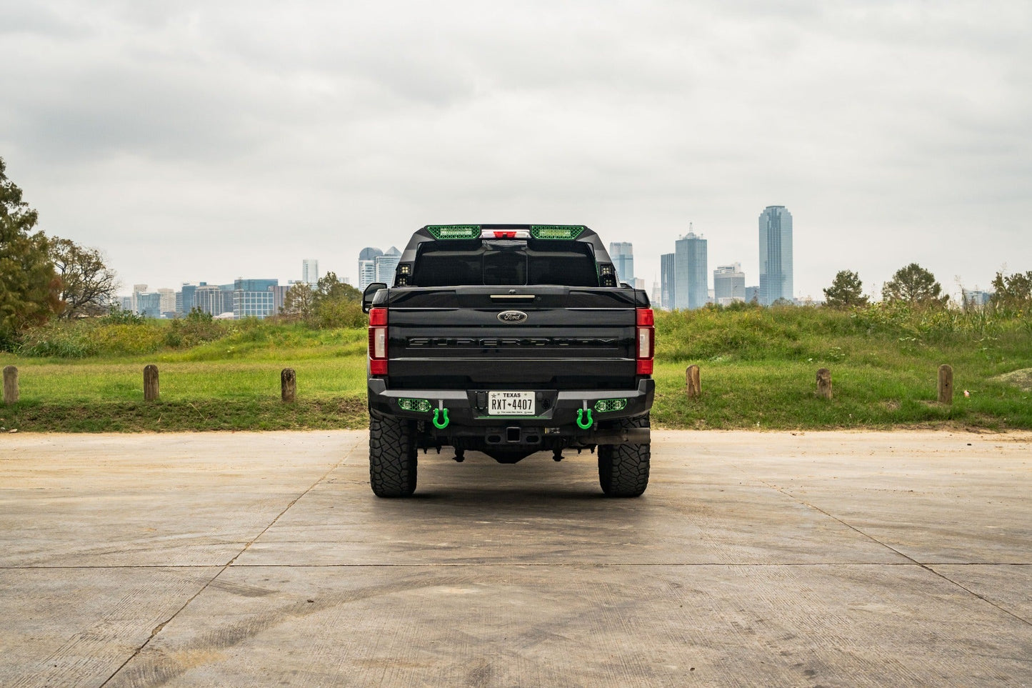 Evolution Rear Bumper - Texture Black 2017-2022 Ford F-250 F-350
