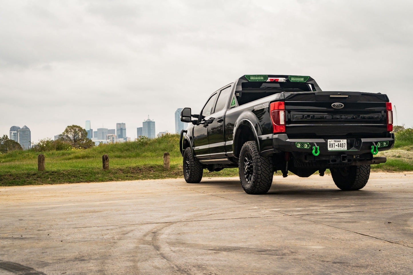 Evolution Rear Bumper - Texture Black 2017-2022 Ford F-250 F-350