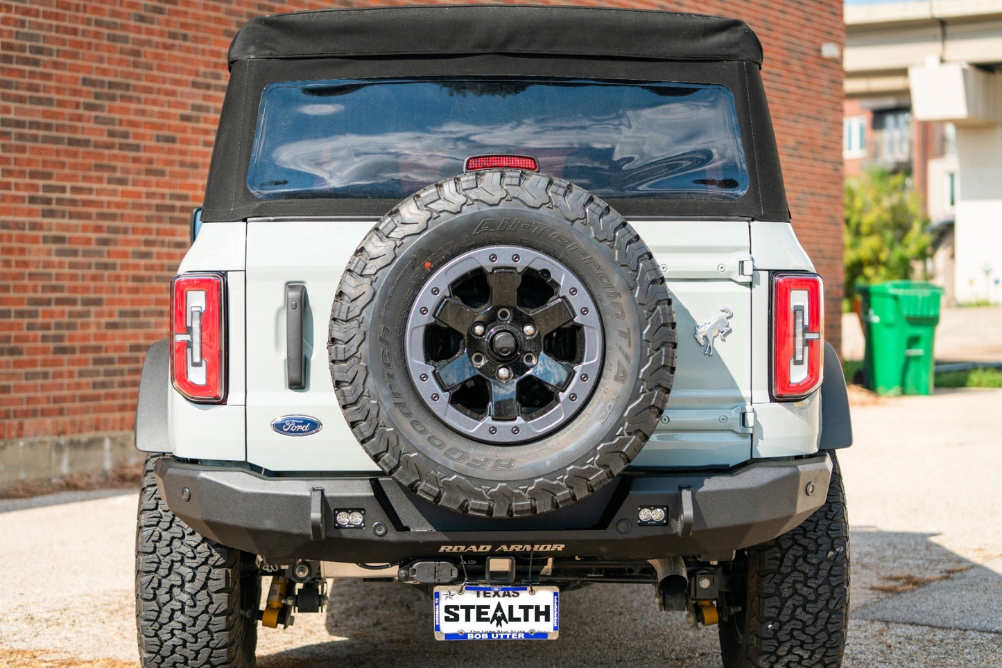 Stealth Rear Non-Winch Bumper - Texture Black 2021-2023 Ford Bronco