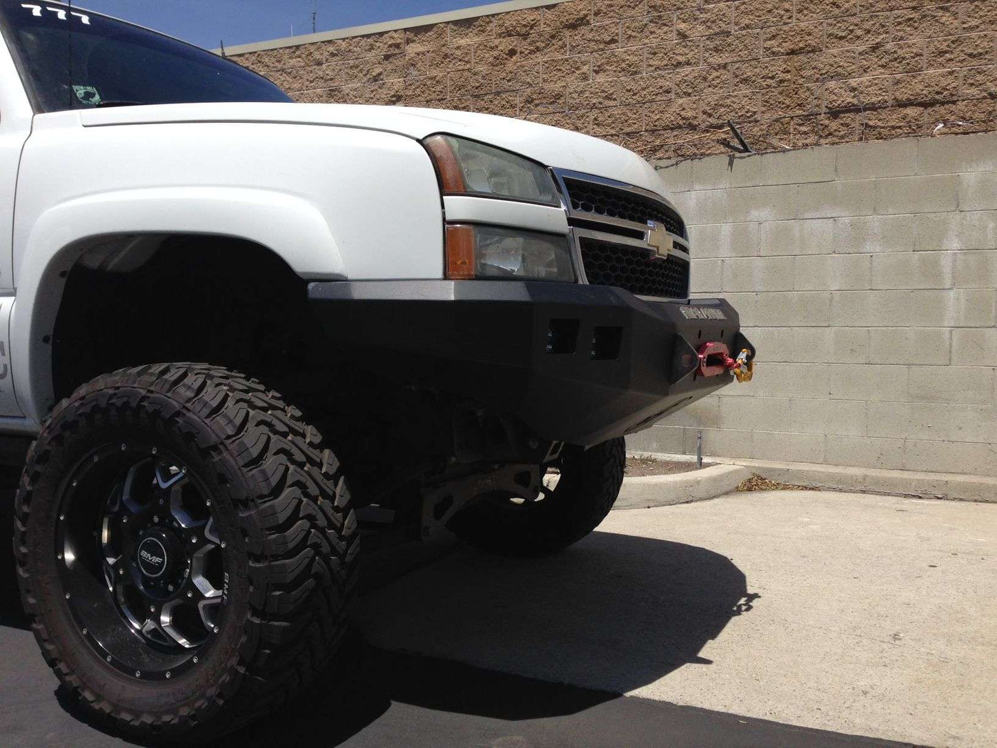 Stealth Front Winch Bumper - Texture Black 2003-2007 Chevrolet 2500 3500