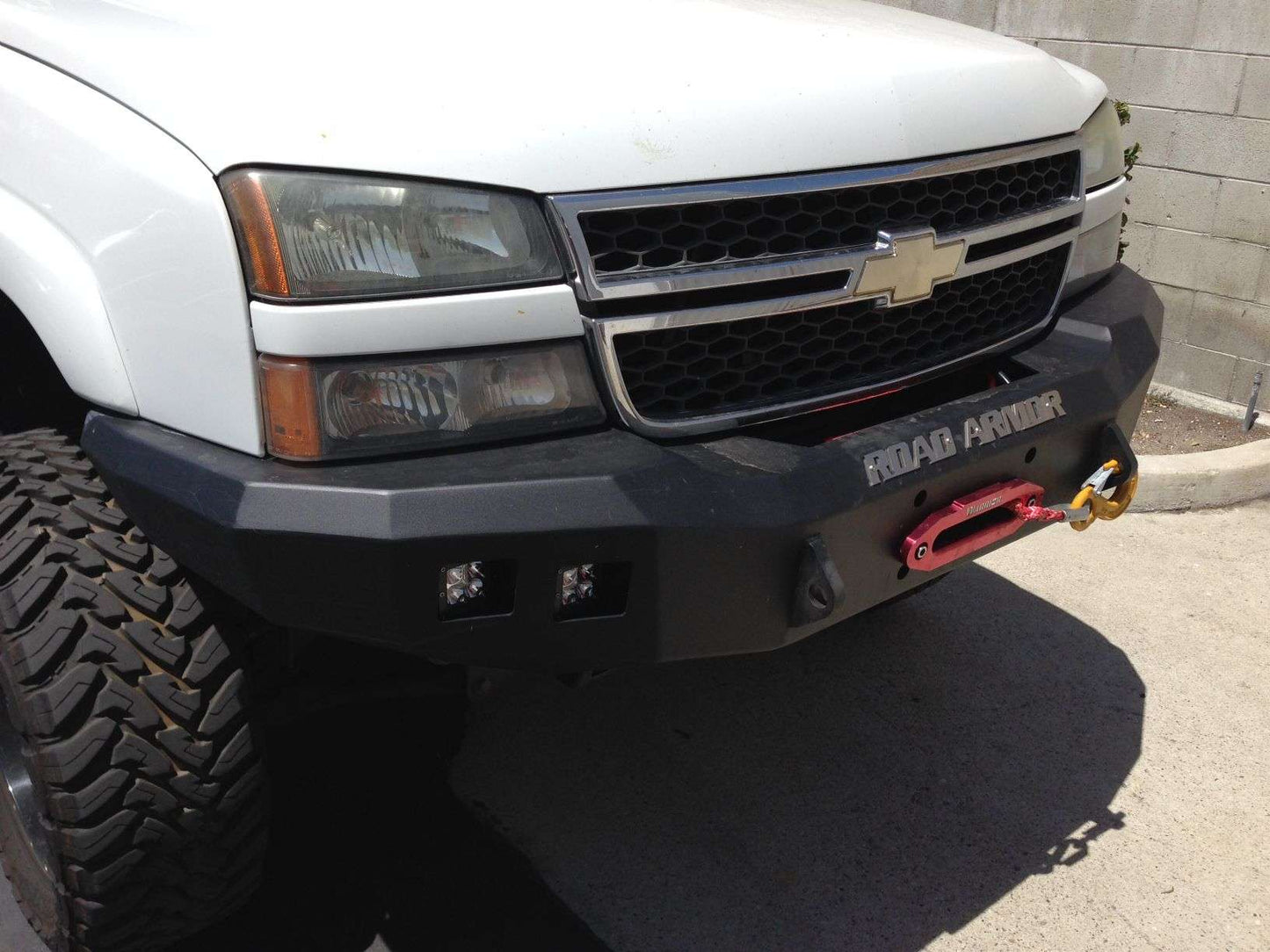 Stealth Front Winch Bumper - Texture Black 2003-2007 Chevrolet 2500 3500