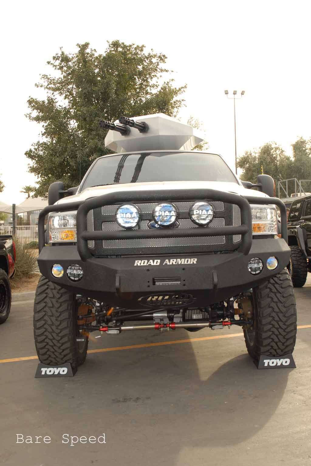 Stealth Front Winch Bumper Lonestar Guard | Round Holes - Texture Black 2005-2007 Ford F-250 F-350 Excursion