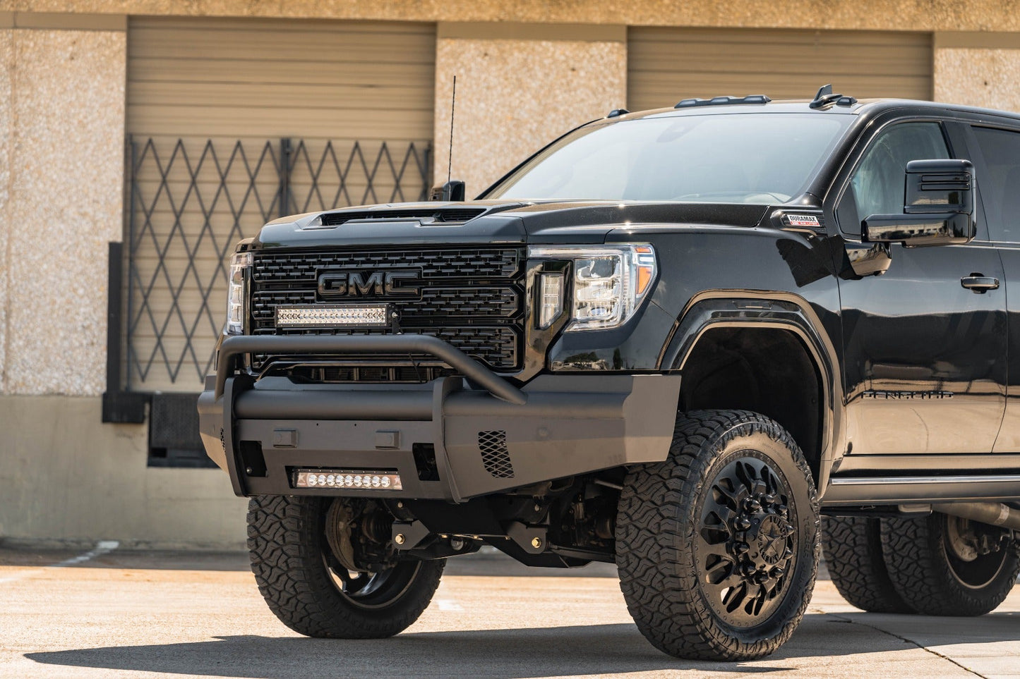 Vaquero Front Non-Winch Bumper Pre-Runner Guard - Texture Black 2020-2023 GMC 2500 3500