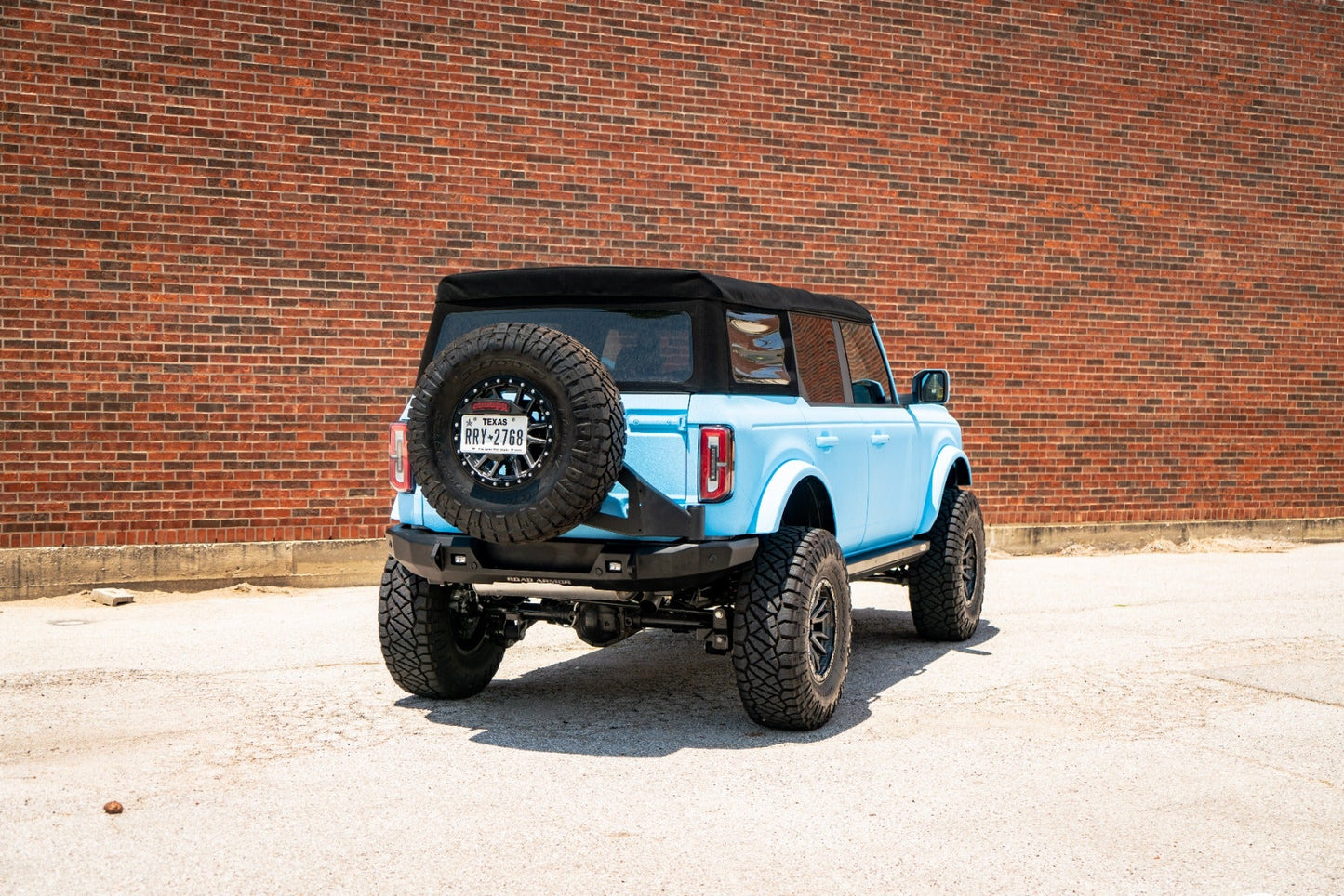 Stealth Rear Non-Winch Bumper | Tire Carrier - Texture Black 2021-2024 Ford Bronco