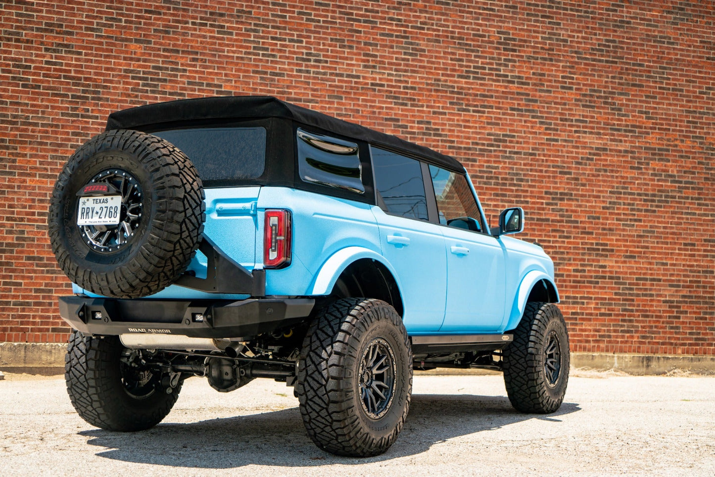 Stealth Rear Non-Winch Bumper | Tire Carrier - Texture Black 2021-2024 Ford Bronco